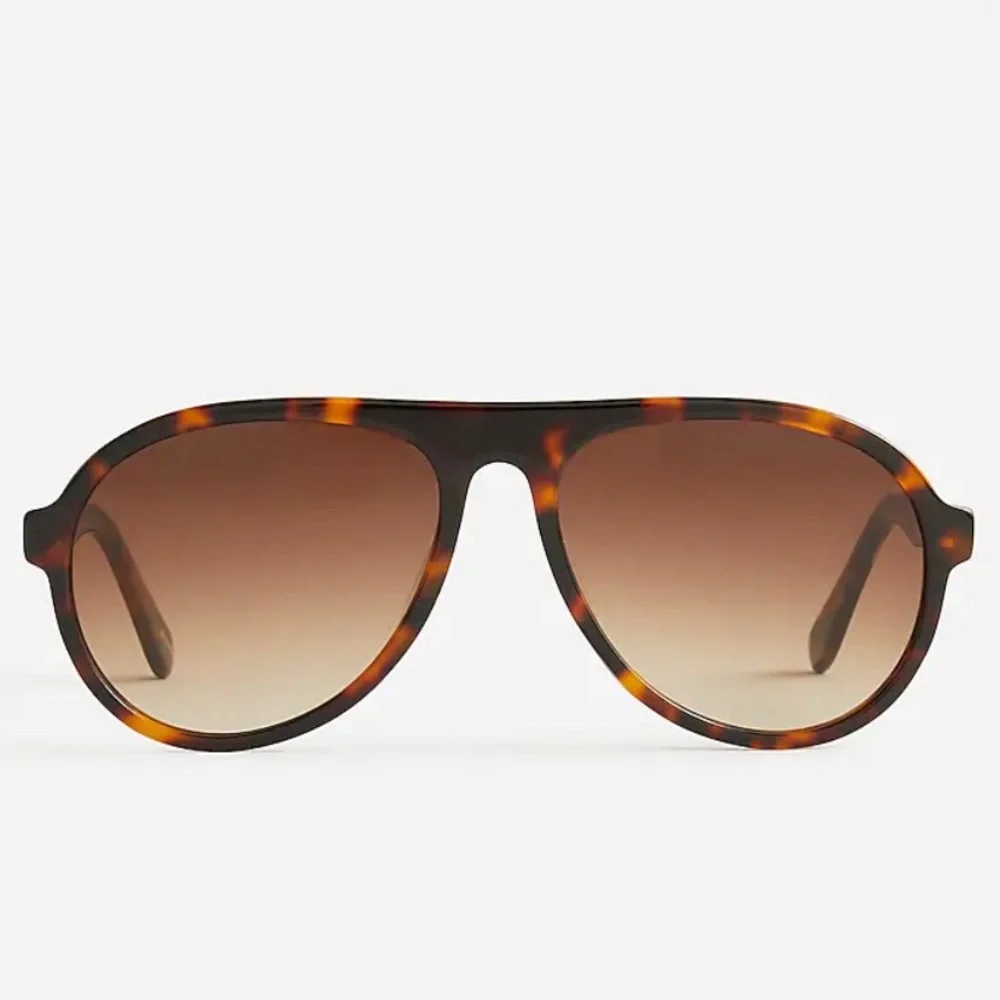 J. Crew NWT‎ Bondi Acetate Aviator Sunglasses in Tortoise Shell